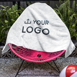 Custom Company Logo Beach Towel