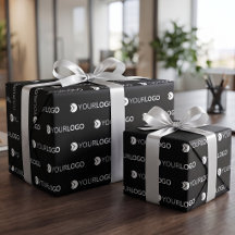 Custom company logo branded business gifts black
