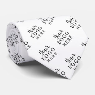 Custom Company Logo Branded Business Tie