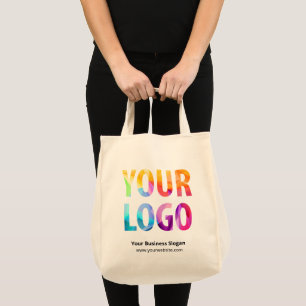Custom Company Logo Branded Promotional Tote Bag