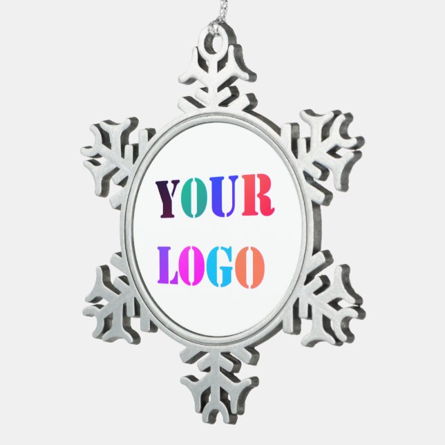 Custom Company Logo Business Christmas Ornaments (Right)