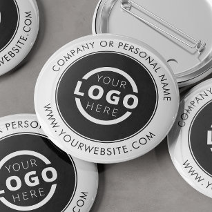 Custom Company Logo Business Corporate Branded 6 Cm Round Badge