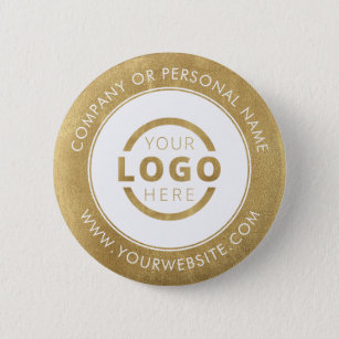 Custom Company Logo Business Corporate Marketing 6 Cm Round Badge