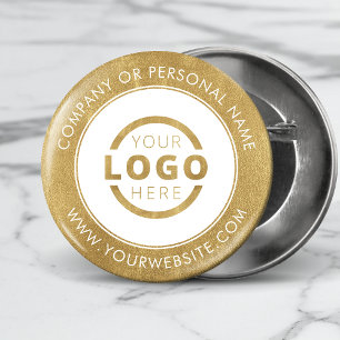 Custom Company Logo Business Corporate Marketing 6 Cm Round Badge