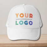 Custom Company Logo Business Employee Staff Trucker Hat<br><div class="desc">Are you looking for branded trucker hats for your business event? Or for your employees? Check out this Custom Company Logo Business Employee Staff Trucker Hat. You can easily customise it with your logo and your done. No minimum orders! Happy branding!</div>