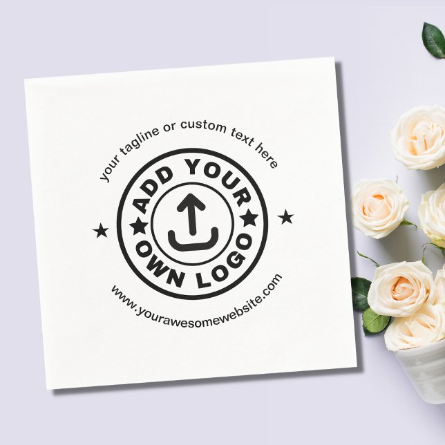 Custom Company Logo Business Event Party Supplies  Napkin (Creator Uploaded)