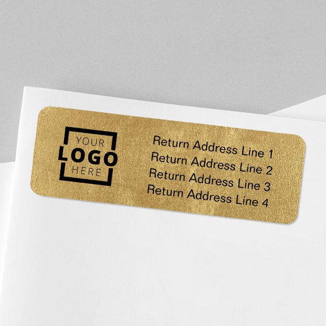 Custom Company Logo Business Label Return Address Label (Creator Uploaded)