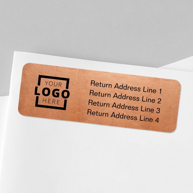 Custom Company Logo Business Label Return Address Label (Creator Uploaded)