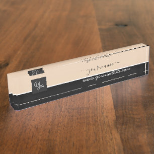 Custom Company Logo Business  Nameplate