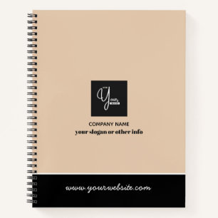Custom Company Logo Business Notebook