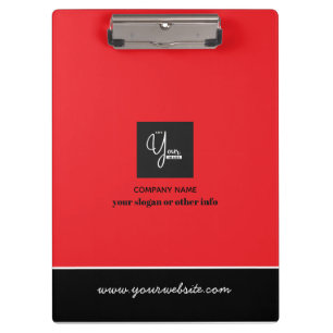 Custom Company Logo Business Notebook Clipboard