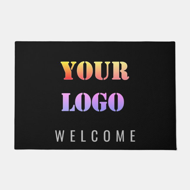 Custom Company Logo Business Office Doormat (Front)