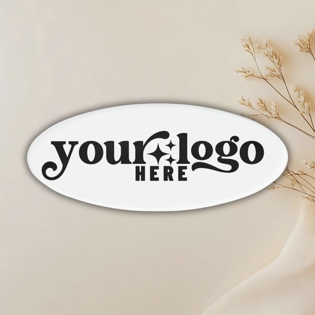 Custom Company Logo Business Oval Badge Tag (Custom Company Logo Business Oval Badge Tag)