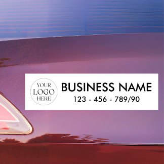 Custom Company Logo Business Promotional Modern Bumper Sticker