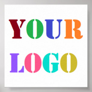 Custom Company Logo Business Promotional Posters