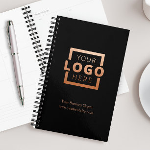 Custom Company Logo Business Promotional Rose Gold Planner