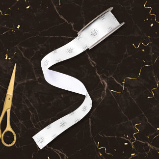 Custom Company Logo Business Promotional Satin Ribbon