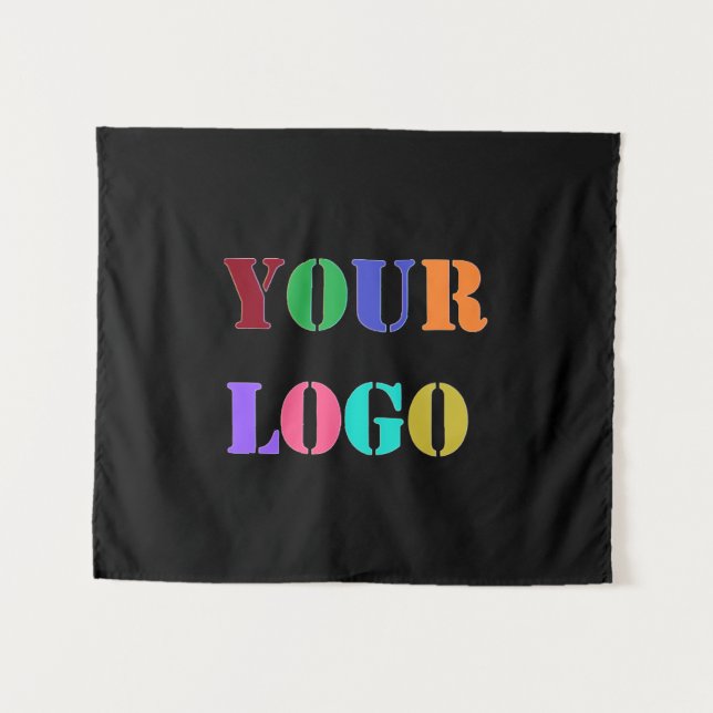 Custom Company Logo Business Promotional Tapestry (Front (Horizontal))