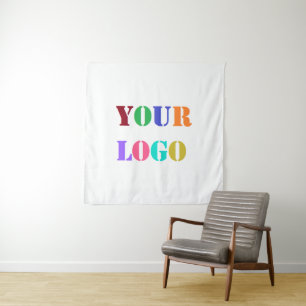 Custom Company Logo Business Promotional Tapestry