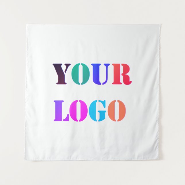 Custom Company Logo Business Promotional Tapestry (Front)