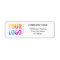 Custom Company Logo Business Return Address Labels