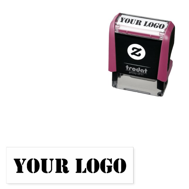 Custom Company Logo Business Self-inking Stamp (In Situ)