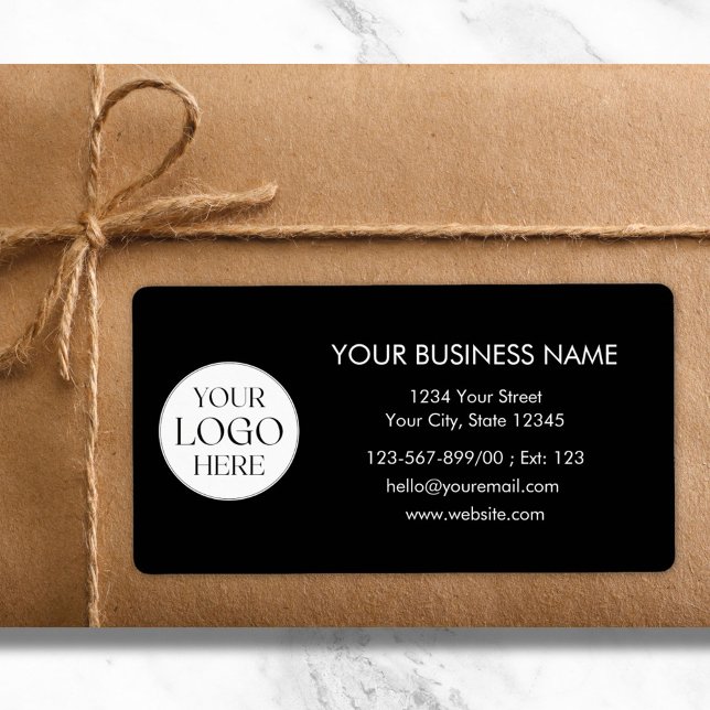 Custom Company Logo Business Shipping Address (In situ)