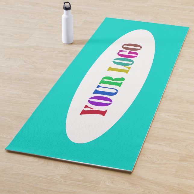Custom Company Logo Business Yoga Mat Your Colours (In Situ)