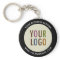 Custom Company Logo Button Keychain No Minimum