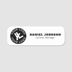 Custom Company Logo Employee Magnetic Name Tag