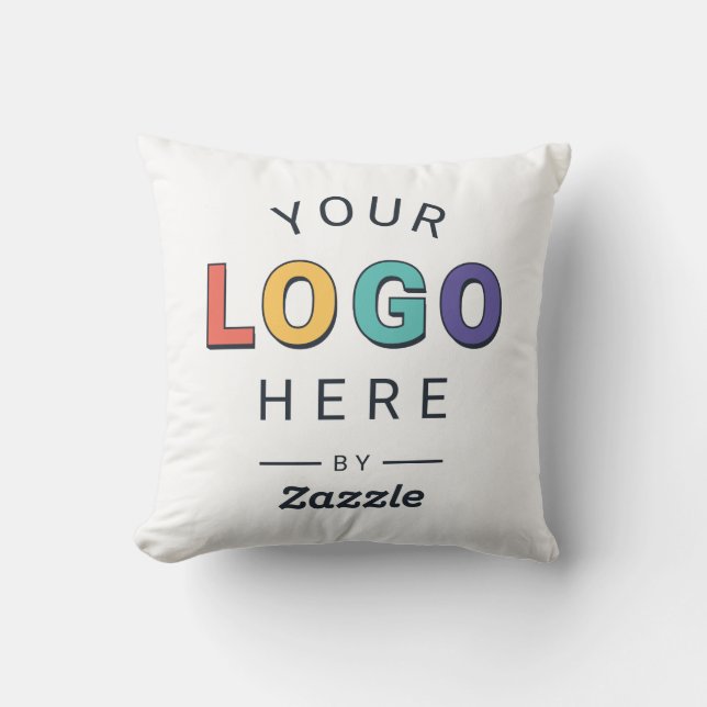 Custom Company Logo Gift  Cushion (Front)