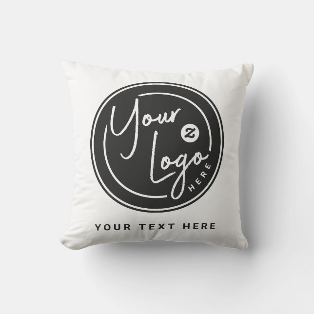 Custom Company Logo Gift Cushion (Front)
