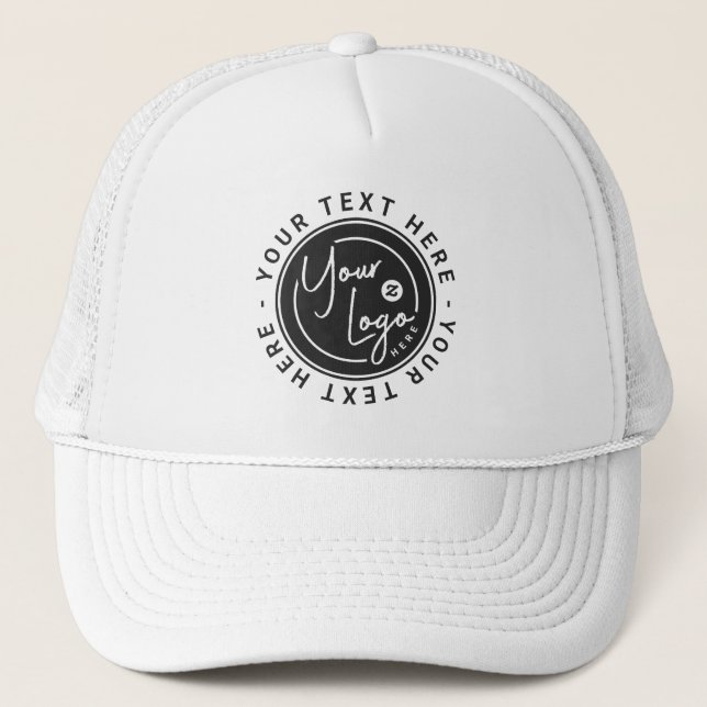 Custom Company Logo Gift Trucker Hat (Front)