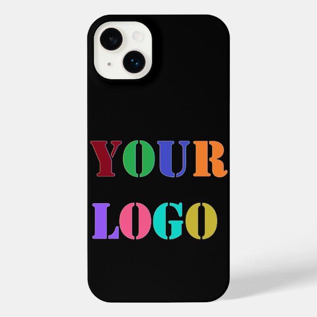 Custom Company Logo iPhone Case Choose Colour (Back)
