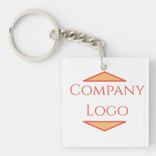 Custom Company Logo Key Ring