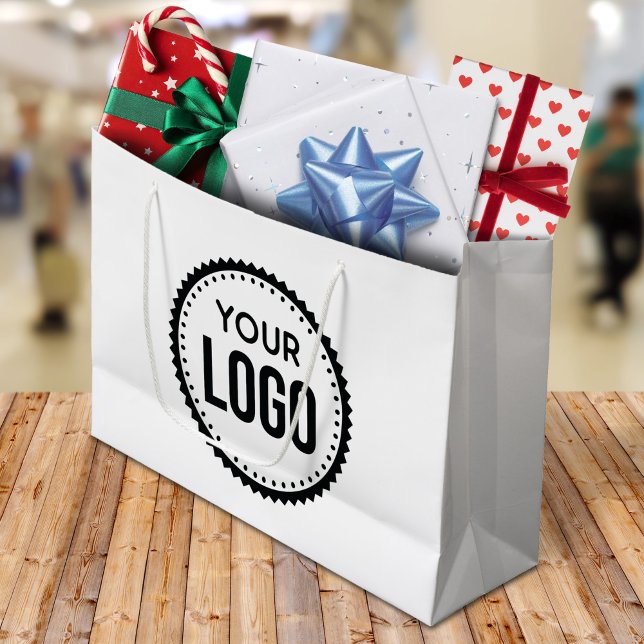 Custom Company Logo Large Gift Bag (Creator Uploaded)