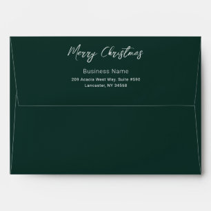 Custom Company Logo Merry Christmas Envelope