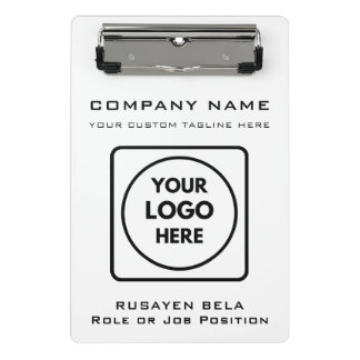 Custom Company Logo Mini Pro clipboard
