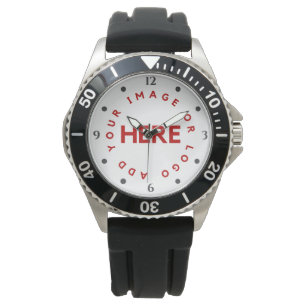 Custom Company Logo Modern Simple Corporate Gift Watch