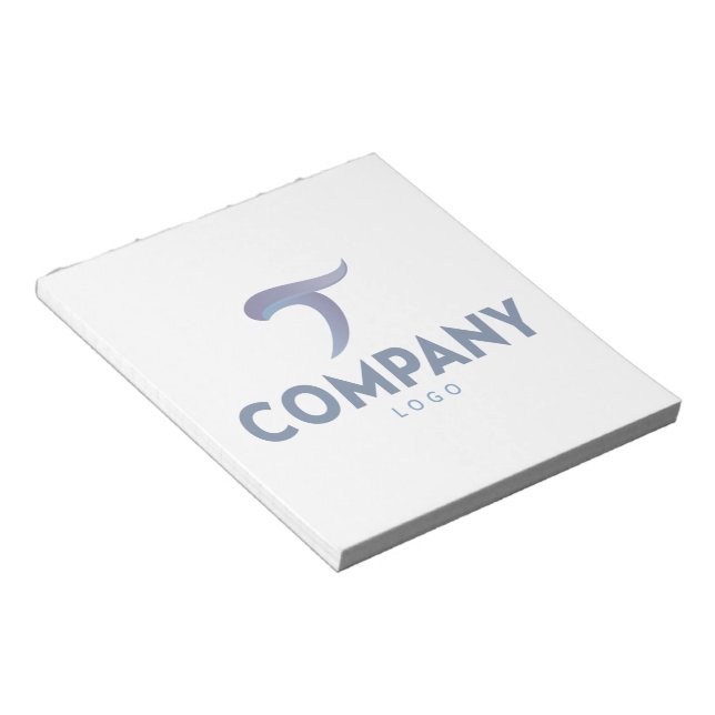 Custom Company Logo Notepad (Angled)