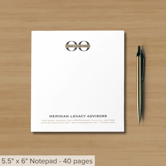 Custom Company Logo Notepad (Creator Uploaded)
