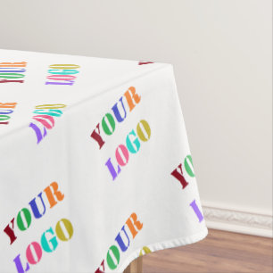 Custom Company Logo or Photo Tablecloth Your Colou
