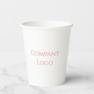 Custom Company Logo  Paper Cups