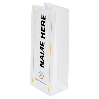 Custom Company Logo Paper Wine Gift Bag