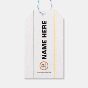 Custom Company Logo Paper Wine Gift Tags