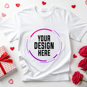 Custom Company Logo Personalised Design Image T-Shirt