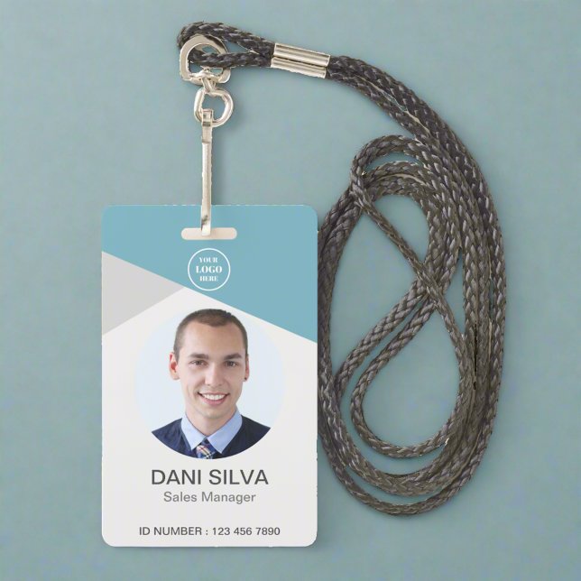 Custom Company Logo Photo Employee ID Badge (Creator Uploaded)