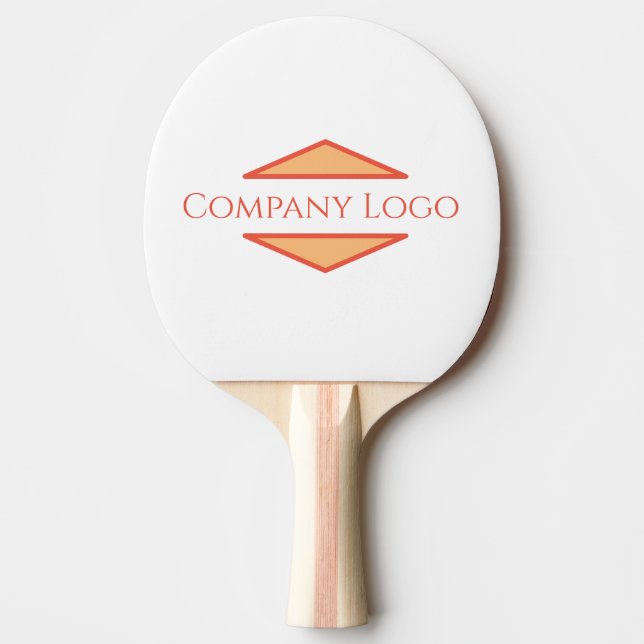 Custom Company Logo  Ping Pong Paddle (Front)