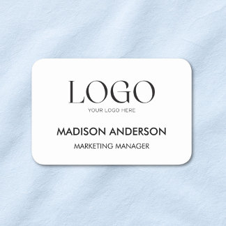 Custom Company Logo Promotional Branded Employee Name Tag