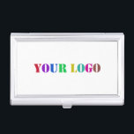 Custom Company Logo Promotional Business Card Case<br><div class="desc">Custom Colours - Personalised Business Card Cases with Your Company Logo or Photo / QR Code or Text Promotional Business Card case Gift - Add Your Logo / Image - or QR Code - Photo / or Text / Information - Resize and move elements with Customisation tool. Choose / add...</div>